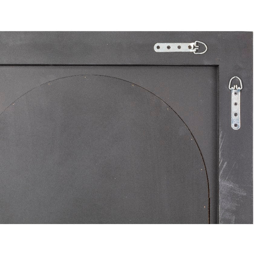 Ladawna Global Black Wall Mirror