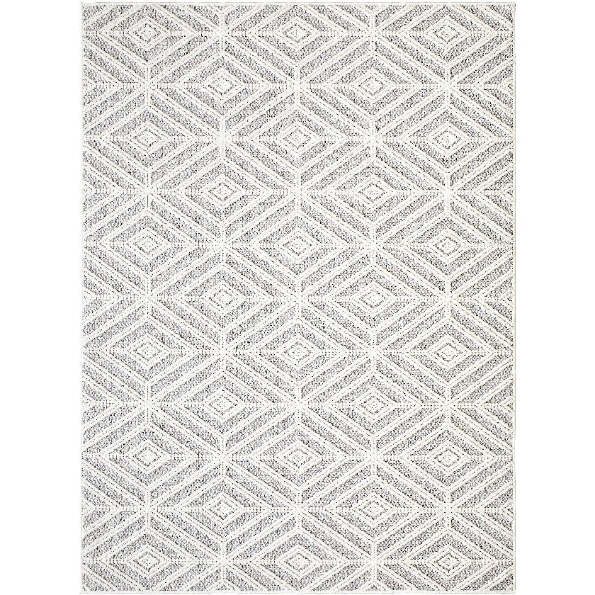 Antwon Modern Light Gray/Ivory Area Rug