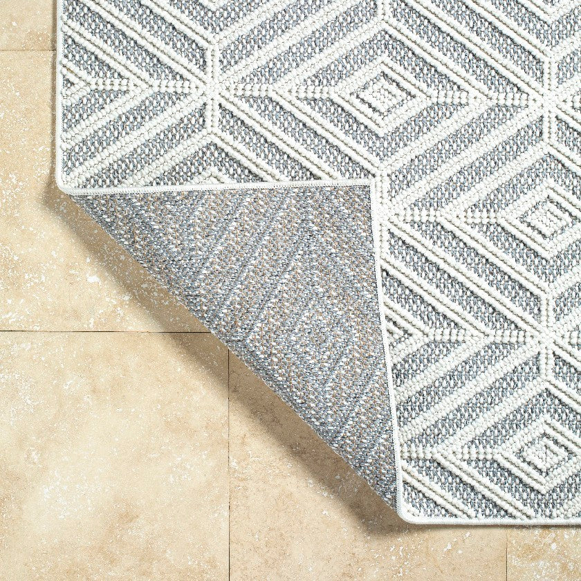 Antwon Modern Light Gray/Ivory Area Rug