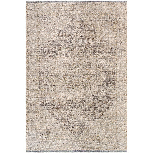 Sandrea Traditional Light Brown Area Rug