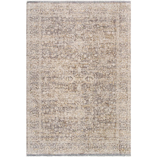 Jawad Traditional Light Brown/Light Slate Area Rug