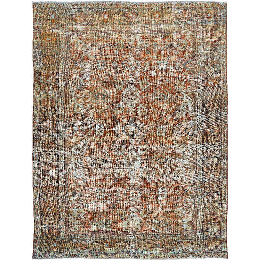 Michea Traditional Rust Area Rug