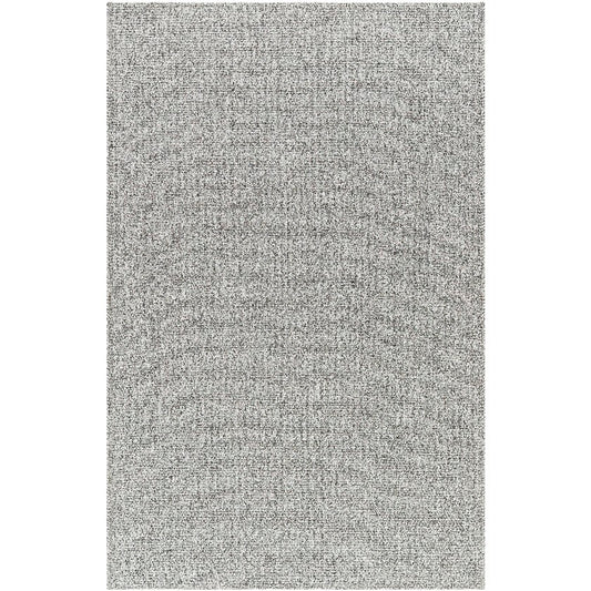 Birdie Solid and Border Silver Area Rug - Becki Owens x Livabliss