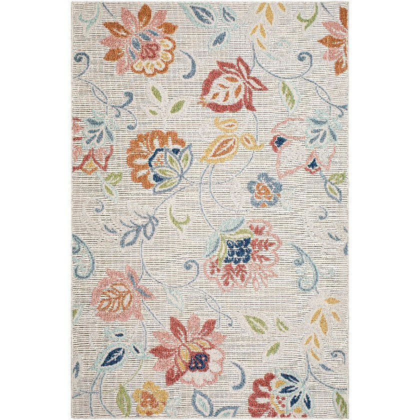 Ottis Cottage Cream/Rust Area Rug