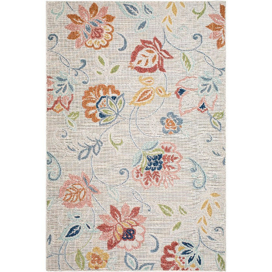 Ottis Cottage Cream/Rust Area Rug
