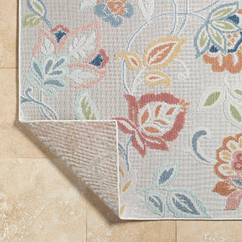 Ottis Cottage Cream/Rust Area Rug