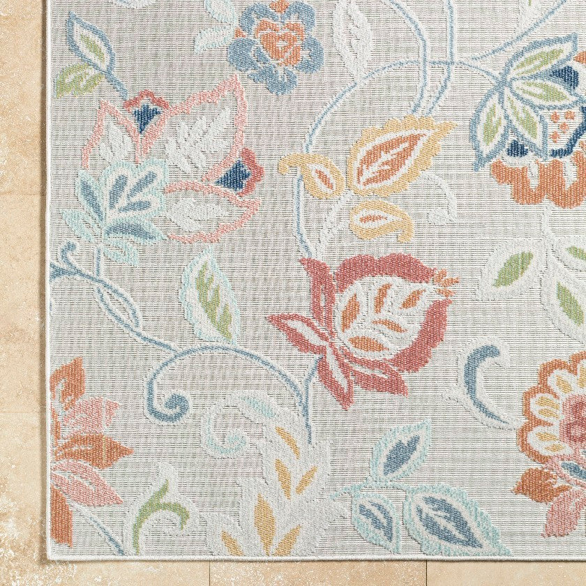 Ottis Cottage Cream/Rust Area Rug