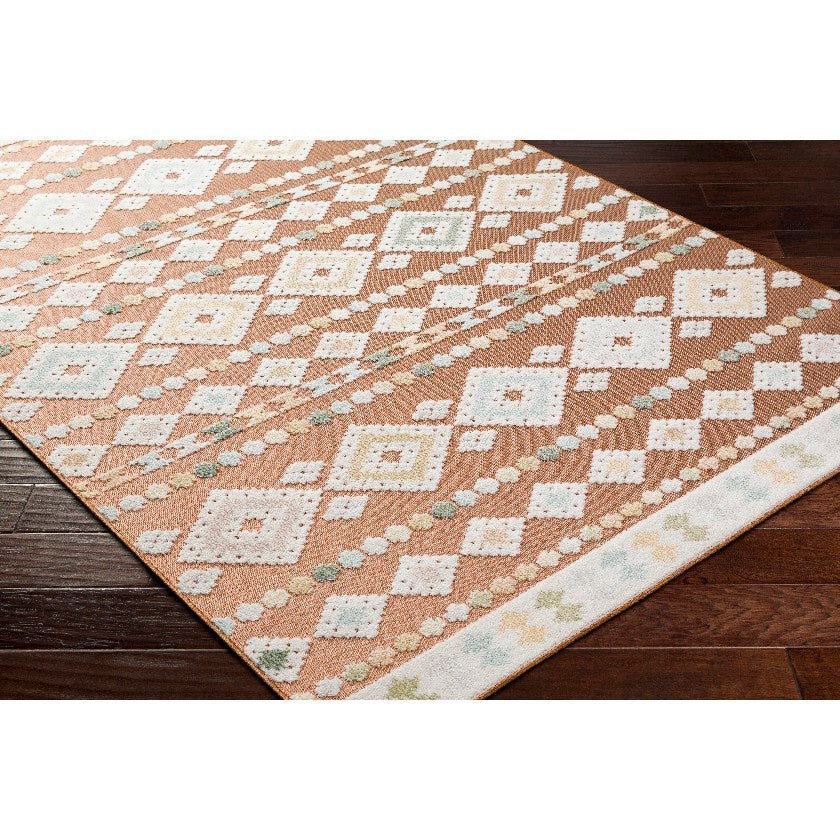 Zarinah Modern Rust Area Rug