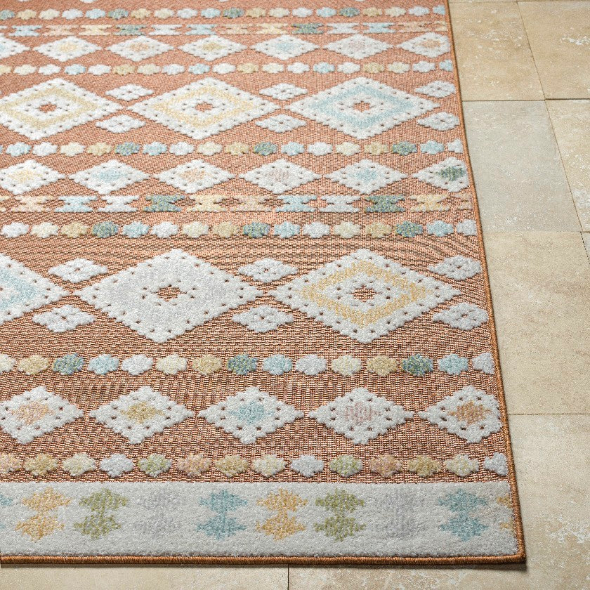 Zarinah Modern Rust Area Rug