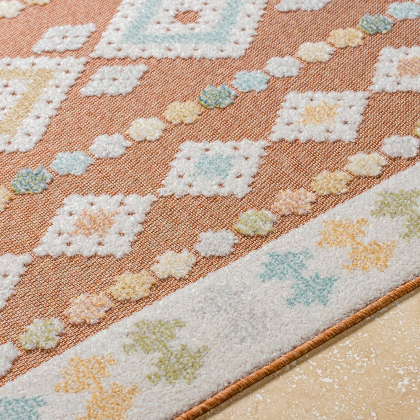 Zarinah Modern Rust Area Rug