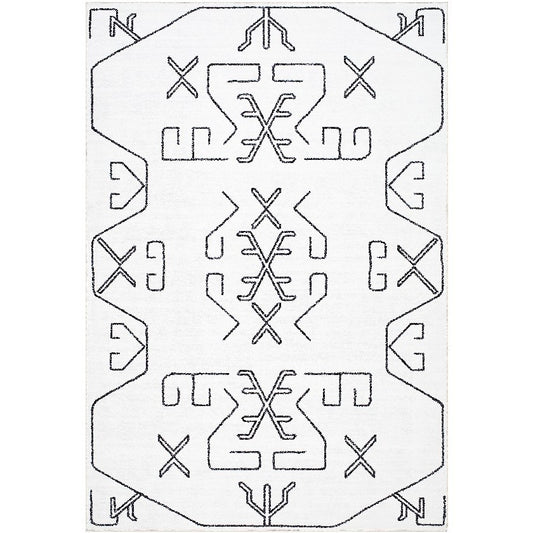 Celisa Modern Ivory Washable Area Rug