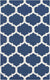 Avera Modern Blue/Ivory Area Rug