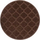 Ermont Modern Chocolate Brown Area Rug