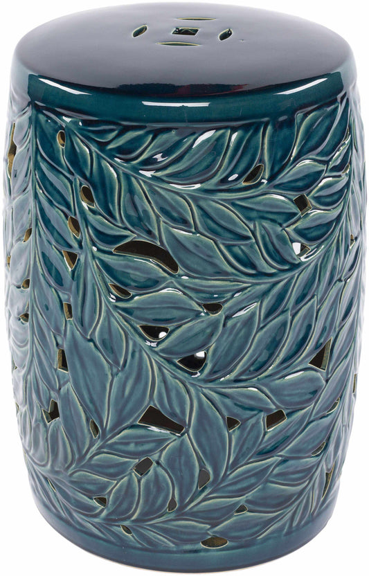 Alpbach Teal Garden Stool