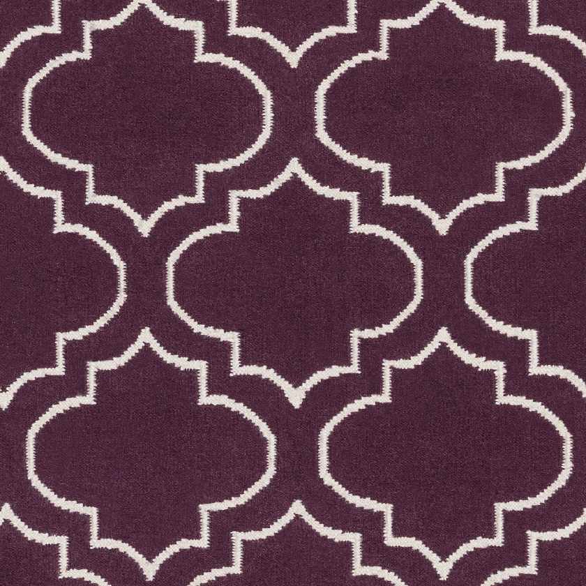Avon Modern Purple/Ivory Area Rug