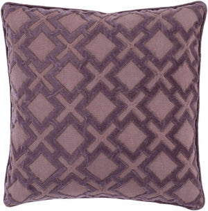 Mouscron Mauve Pillow Cover