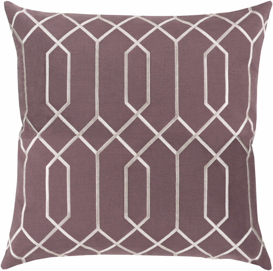 Ypres Eggplant Pillow Cover