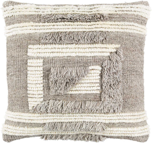 Wolfpassing Medium Gray Pillow Cover