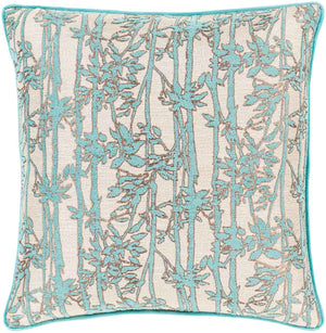 Borsbeek Aqua Pillow Cover