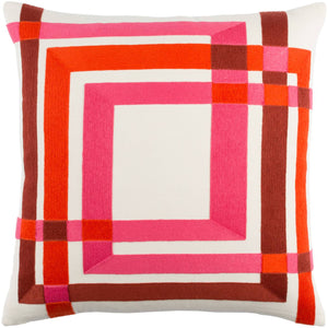 Laarne Bright Pink Pillow Cover
