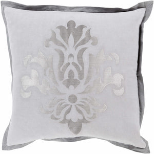 Melle Charcoal Pillow Cover