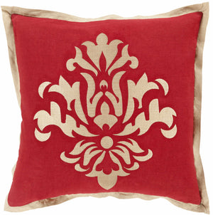 Melle Dark Red Pillow Cover