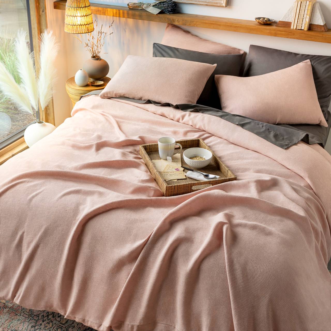Hvar Dusty Pink Bedding