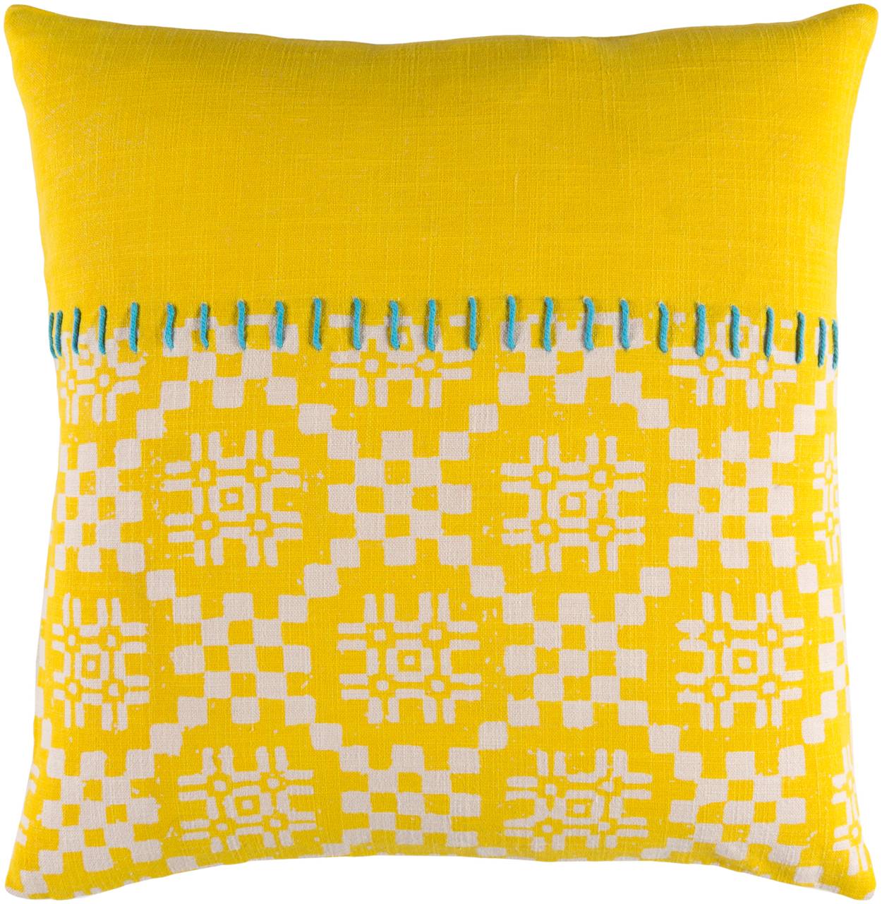 Ronse Bright Yellow Pillow Cover