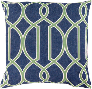Chiny Dark Blue Pillow Cover