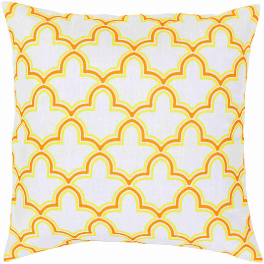 Couvin Bright Orange Pillow Cover