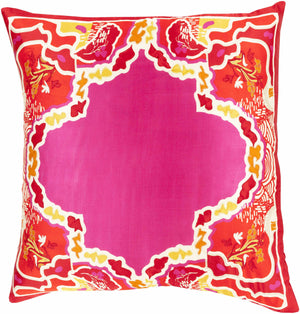 Hensies Bright Pink Pillow Cover