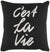 Mettet Black Pillow Cover