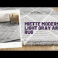 Miette Modern Light Gray Area Rug