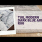 Tuil Modern Dark Blue Area Rug