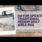 Hayum Traditional Medium Gray Area Rug