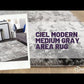 Ciel Modern Medium Gray Area Rug
