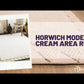 Horwich Modern Cream Area Rug