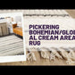 Pickering Bohemian/Global Cream Area Rug