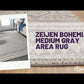 Zeijen Bohemian Medium Gray Area Rug