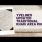 Yvelines Traditional Khaki Area Rug