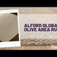 Alford Global Olive Area Rug