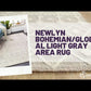 Newlyn Bohemian/Global Light Gray Area Rug