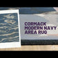 Cormack Modern Navy Area Rug