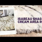 Isabeau Shag Cream Area Rug
