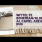 Wittelte Bohemian/Global Camel Area Rug
