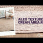 Alex Texture Cream Area Rug