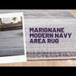 Marignane Modern Navy Area Rug