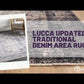 Lucca Traditional Denim Area Rug