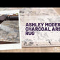Ashley Modern Charcoal Area Rug