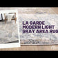 La Garde Modern Light Gray Area Rug